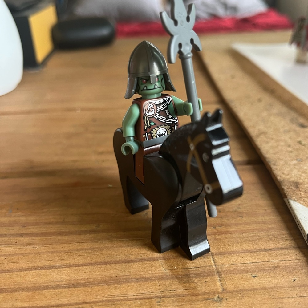 Lego ogre with horse